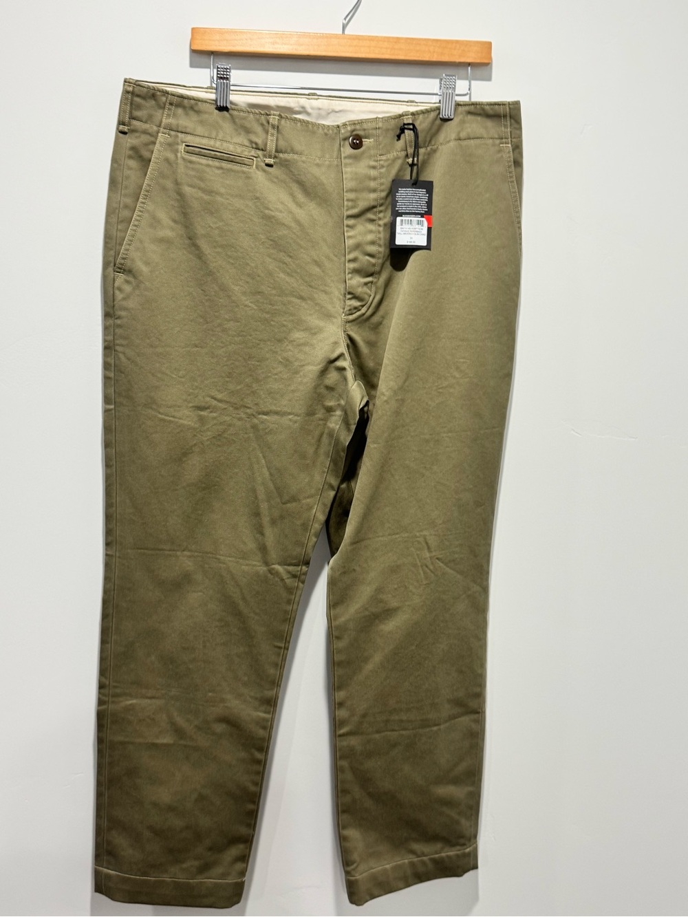 Buck Mason Olive Chino Pants